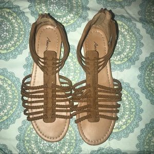 Tan sandals